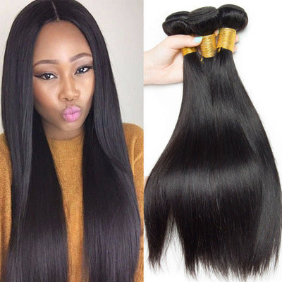 Xuchang Wholesale Brazilian Virgin Hair Straight Hair Curtain 100% Unprocessed Human Hair Weave & Wigs