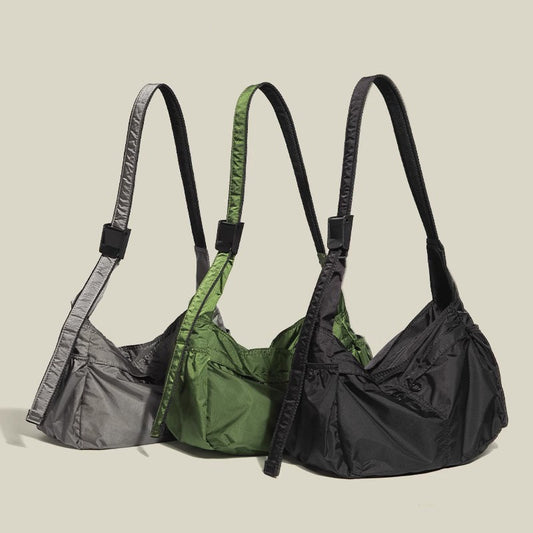 Large Capacity Waterproof Messenger Bag – Casual Nylon Shoulder Bag for Men & Women, Lightweight Sports Travel Laptop Crossbody Bag