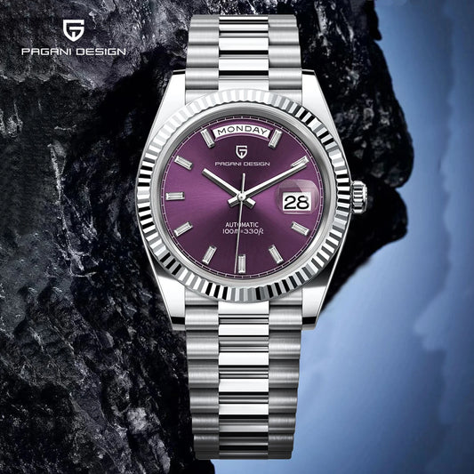 DD40 Luxury Automatic Watch for Men NH36A Mechanical Movement with AR Sapphire Crystal Premium Men's Wristwatch