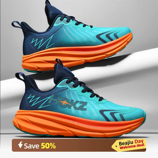 Ultralight Running Shoes for Men & Women Air Cushion Jogging Sneakers Breathable Mesh Walking Shoes for Gym Trail & Casual Wear