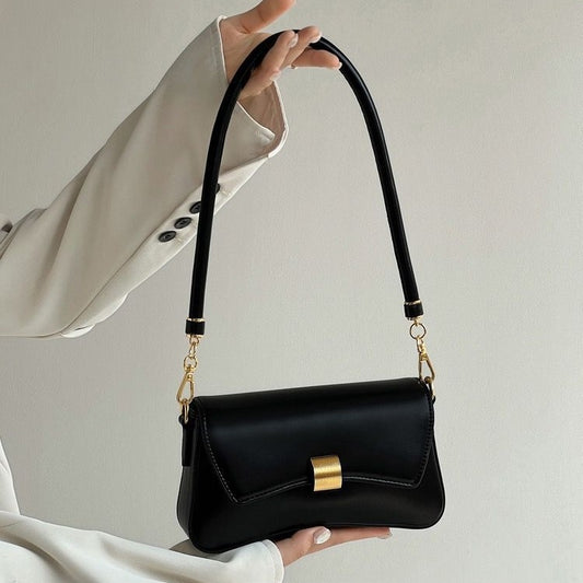 Women's Retro One-Shoulder Crossbody Bag – Vintage Underarm Purse – Portable Boho Handbag for Casual & Travel