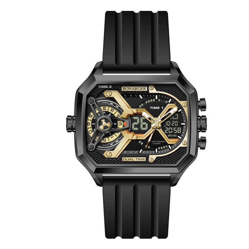 Men's Digital Sports Watch Multi-Functional Electronic Waterproof Watch with Luminous Display Stopwatch Alarm, Date Fitness Outdoor Activity Watch
