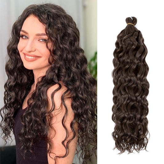 Hawaii Ocean Wave Crochet Hair Soft Synthetic Braiding Hair for Boho Locs Goddess Braids & Protective Styles Easy to Install & Tangle-Free