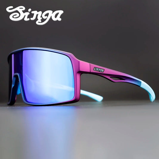 Singa Cycling Sunglasses for Men & Women - UV400 Protection Sport Sunglasses for Road Bike, MTB & Outdoor Activities - Anti-Fog Bicycle Riding Goggles
