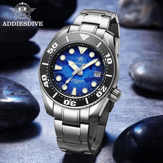 Men's Luxury Automatic Watch 200M Waterproof Mechanical Wristwatch with BGW9 Super Luminous Relogios Masculinos Premium Timepiece